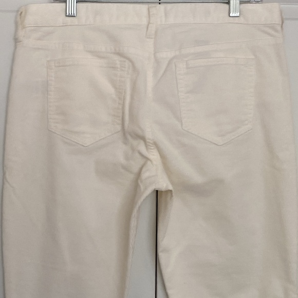 J Crew REID Corduroy Cigarette Pants Ivory Size 31 P - Picture 5 of 12